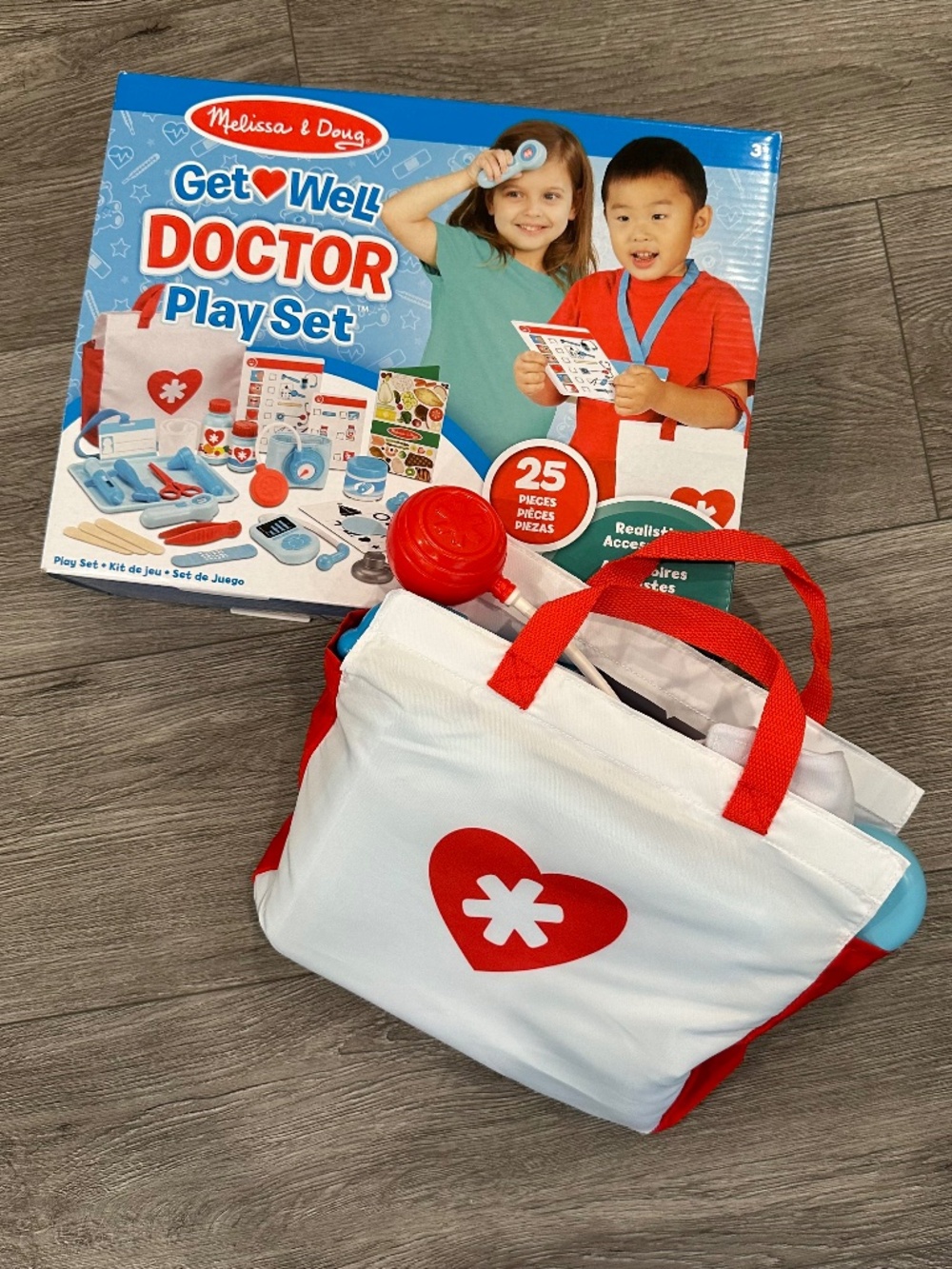 Melissa and Doug get well doctor play set
